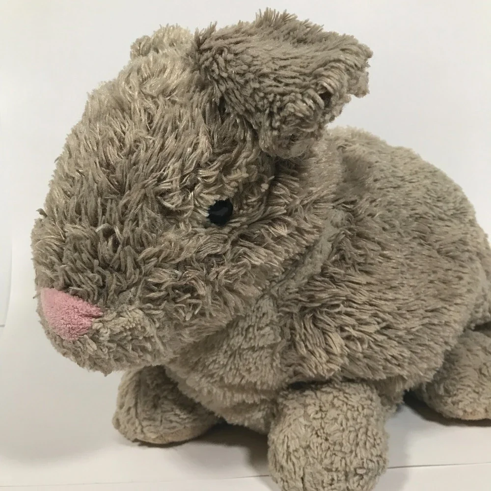 Gund Tan Bunny Rabbit Plush Stuffed Animal Shaggy Soft Floppy Ears 9.5 Inch